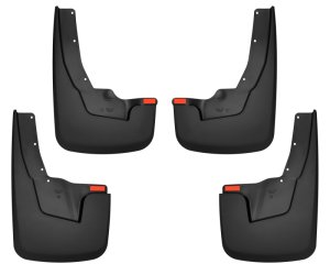 RAM 1500 Mud Guards - Front + Rear - Husky Liners - Custom-Molded - Black - `19-`22 RAM 1500 Mud Guards - Front + Rear - Husky Liners - Custom-Molded - Black - `19-`22